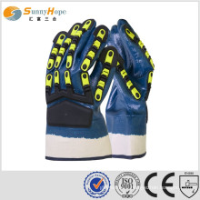 sunnyhope blue nitrile fluorescein TPR chips gloves